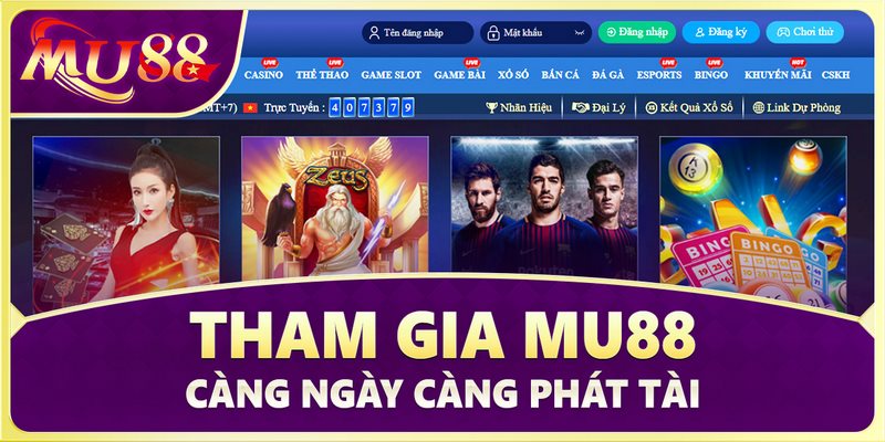 Những lý do game thủ nên lựa chọn Casino MU88